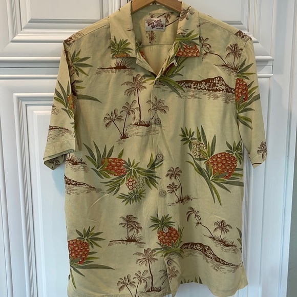 Tommy Bahama Vintage Relax Size M Hawaiian Pineapples - Picture 11 of 14
